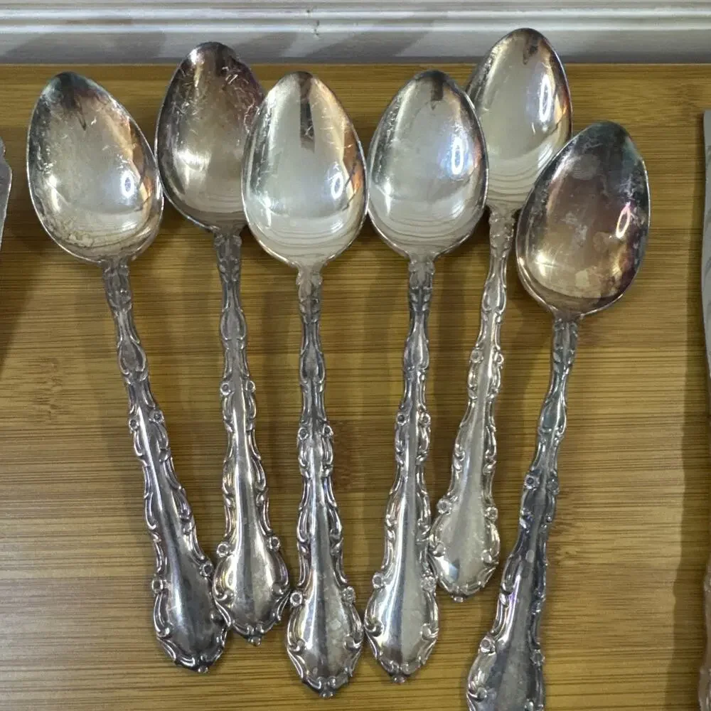 Towle Londonderry Silverplate Flatware Set 34 Pc Vintage 1968 Hostess Service 6